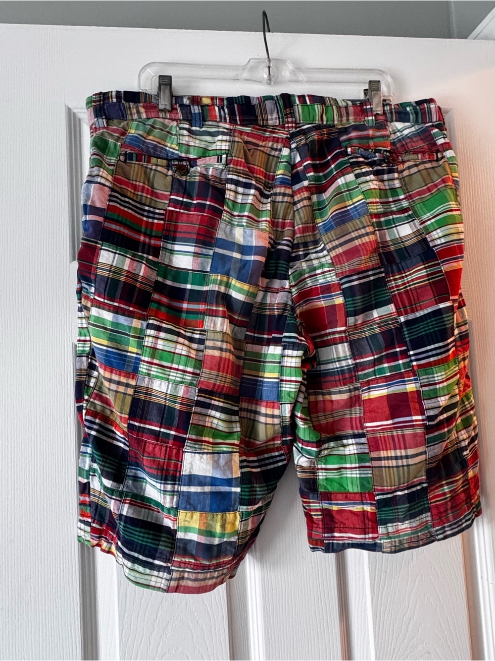 Polo by Ralph Lauren Multicolor Plaid Patchwork Shorts